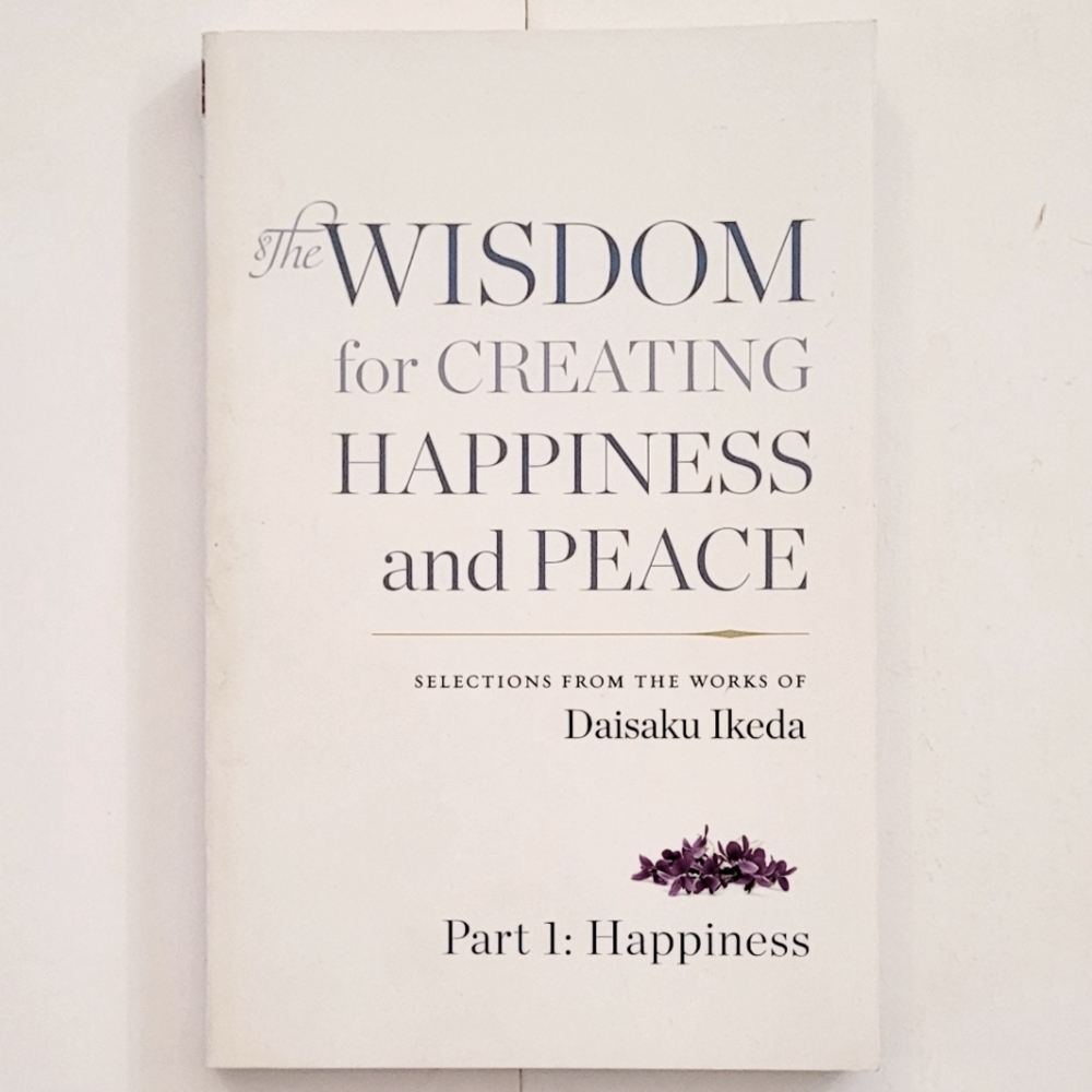 'The Wisdom for creating happiness and peace' book